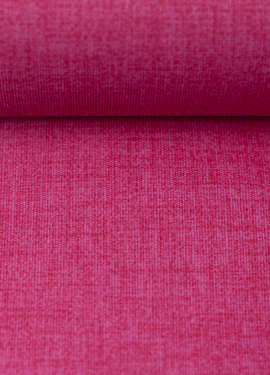 Baumwolle beschichtet - Uni - melliert - pink
